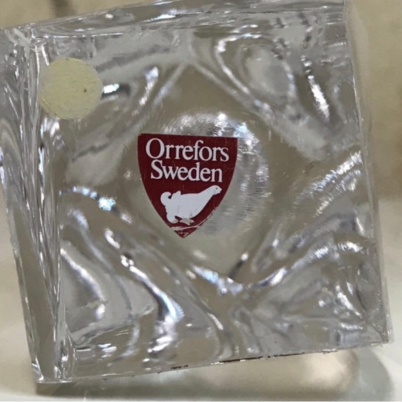 1 Set of Mid-Century Modern Crystal Votive Candleholder Goran Wärff for Orrefors - Picture 2 of 3